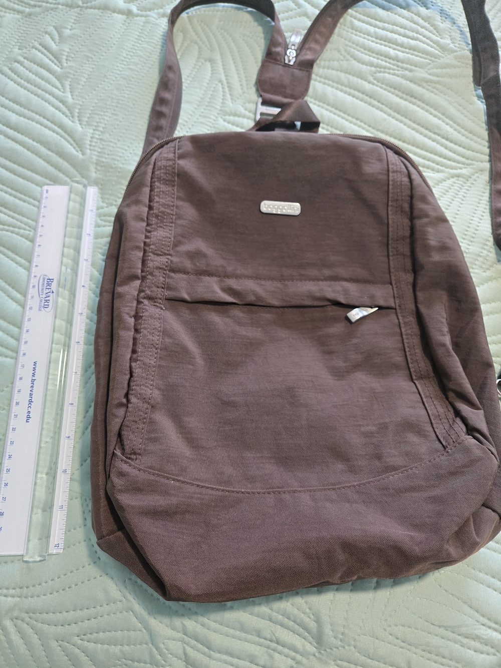 Baggallini Brown Compact Everyday Backpack